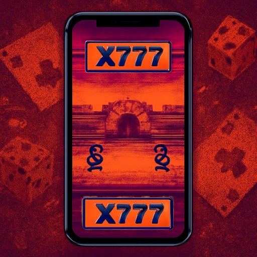 X777 موبائل اسکرین پر اعداد کا پینل